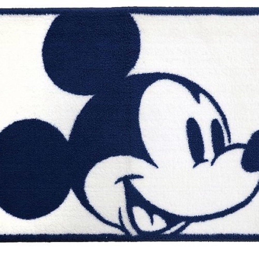 Blue and White Mickey Mouse Rug - Picture 2 of 10